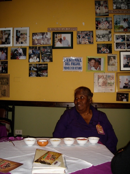 Teresa Izquierdo founder of "el rincon que no conoses" restaurant 